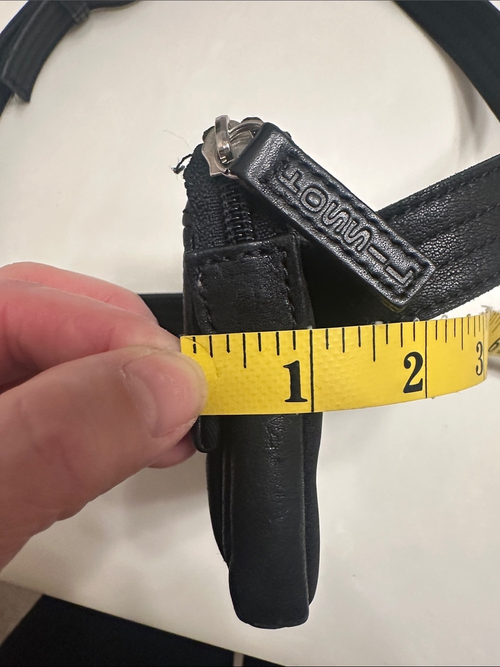 Fossil Black Leather Mini Belt Bag - Picture 7 of 9